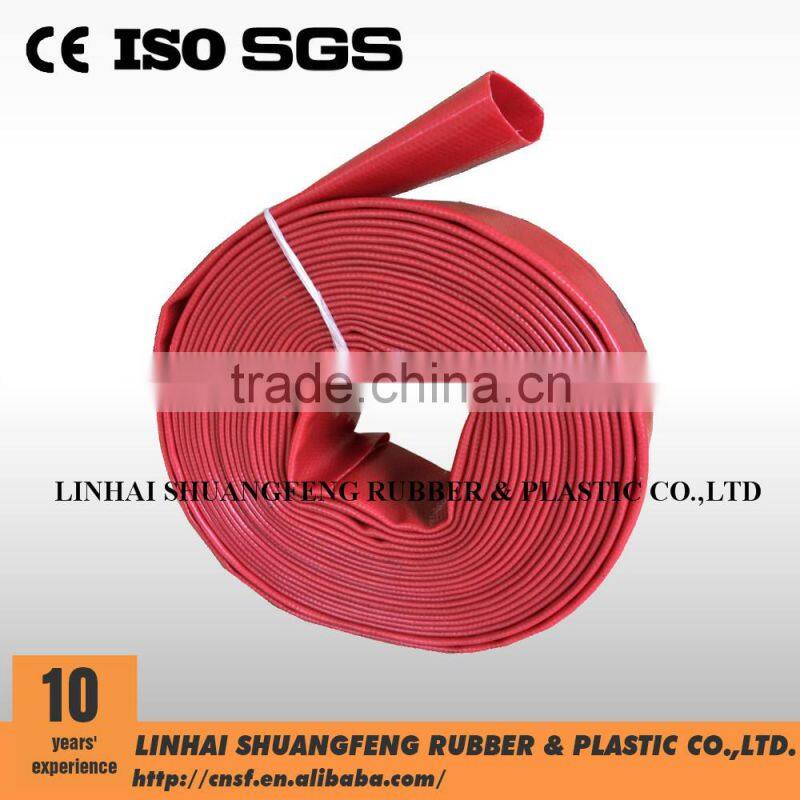 red soft pvc agriculture hose reel