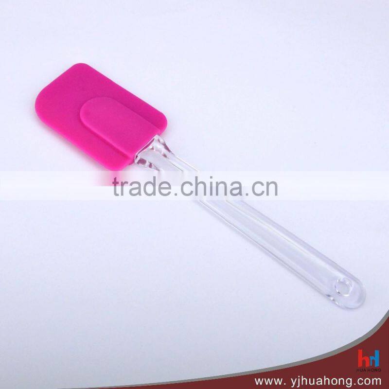 Eco- friendly Silicon Pastry Scraper with Crystal Handle