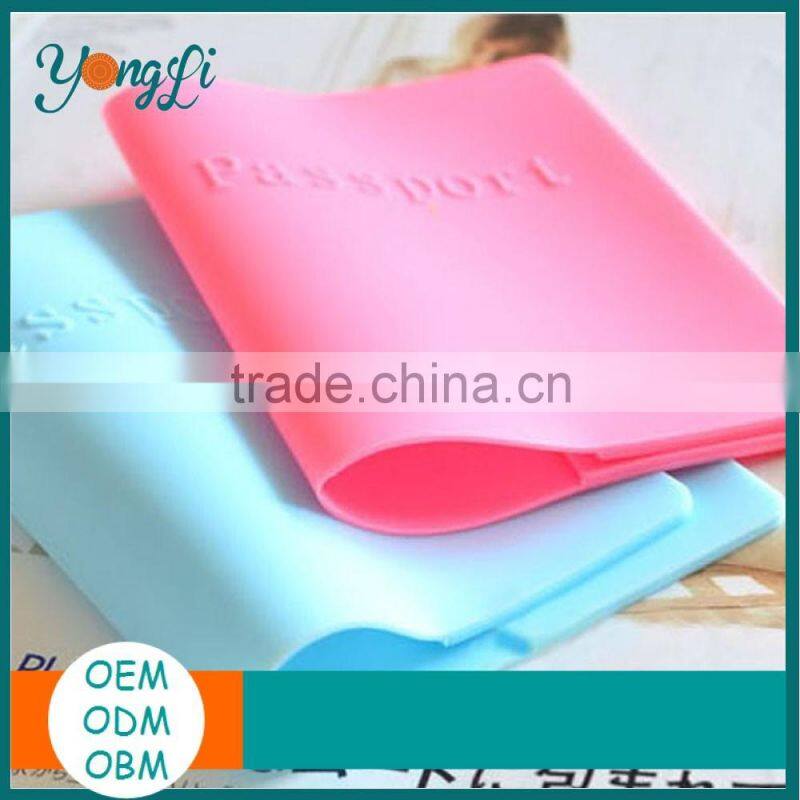 Cheap Custom Fashion Portable Rubber Business Passport Holder