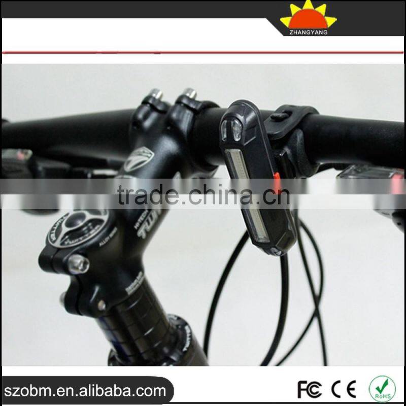 New arrival 3 Mode RED/White Light LED Bicycle Safety Front/Tail Light set with USB charger