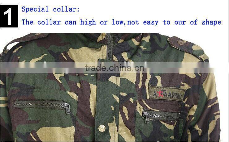 High quality camouflage training uniform, army combat uniform