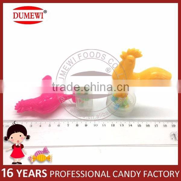 Hot Mini Rooster Shape Toy Candy