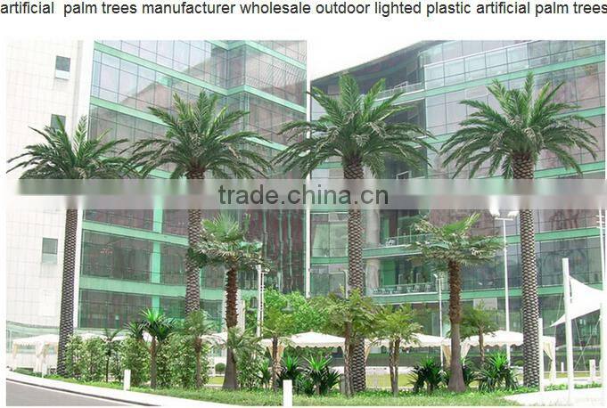 Wholesale plastic all kinds of outdoor fake artificial date palm trees