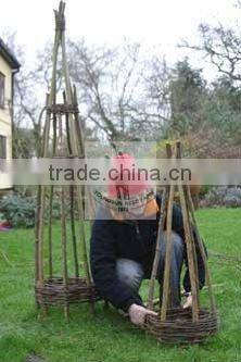 natural willow obelisk