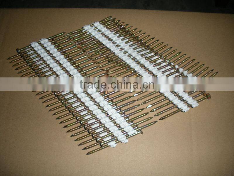 Quality first! 34degree D head paper tape nails