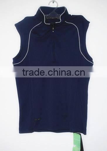 OEM service spandex sleeveless Mens' Sport top Breathable and Cool dry