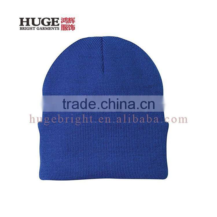 Comfy Pull-on Closure 100% Polyester Wholesale Knit Hats