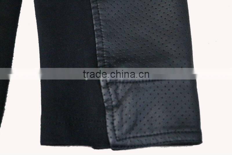 Top fashion Italian spring new design leather jacket for men