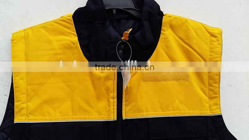 Autumn men padded cotton vest and hot design beauty vests for sale stocklot garments