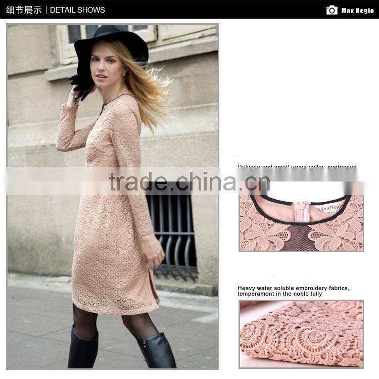 New Women Fashion Knee Length Slim Pencil Hand Embroidery Designs For Dress