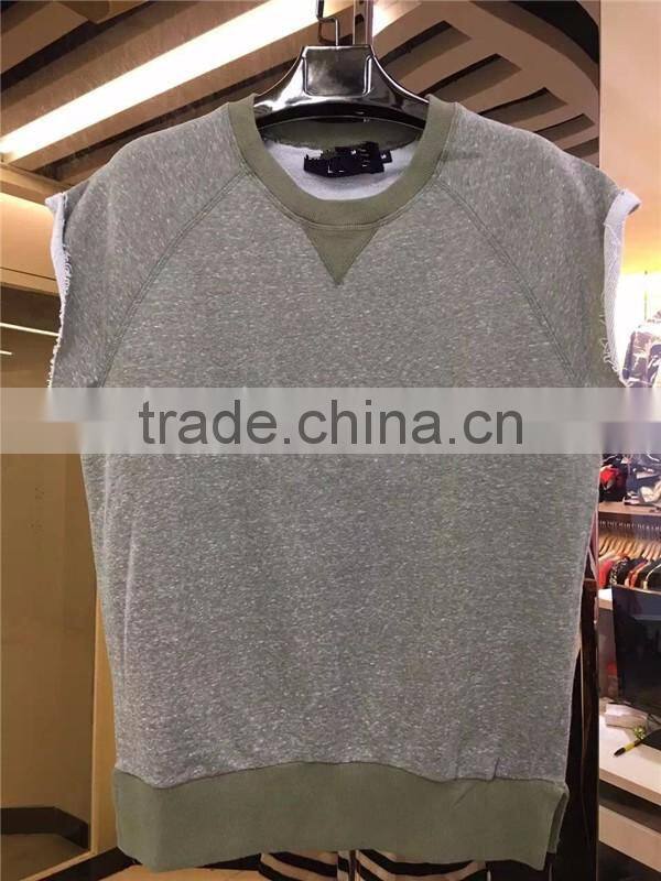 Off Shoulder Tshirt Men Hip Hop T-shirts West Streetwear Mens Tee Shirts Male Clothes Top 2 Colors