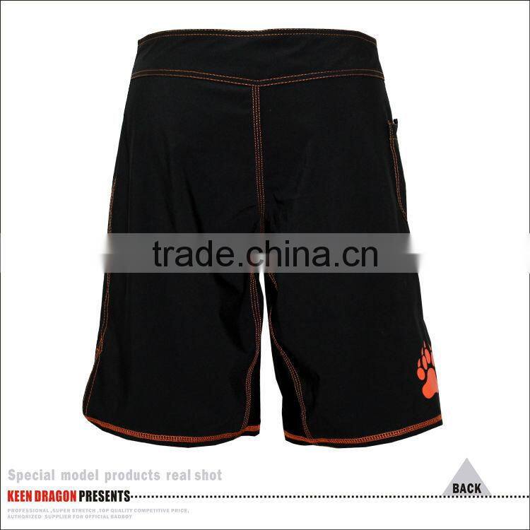 Men's Martial Arts Clothing Black Blank Crossfit Shorts Plain