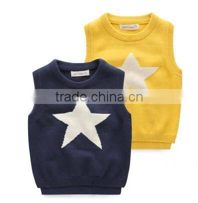 children star jacquard pattern korean cartoon style sweater