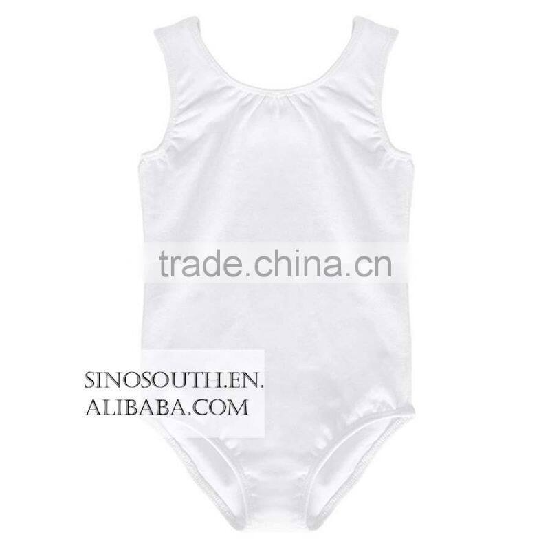 2017 Wholesale Kids Girl's Dance Sleeveless ballet tank leotard