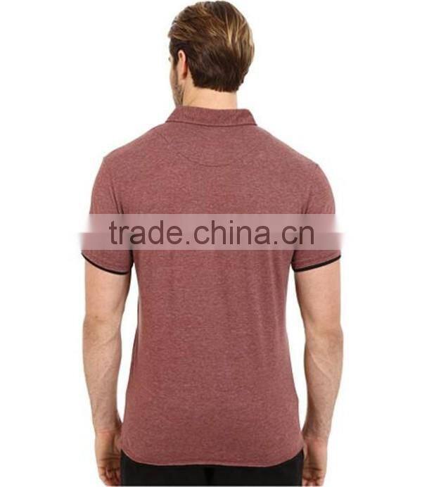 High quality cotton stone wash polo shirt