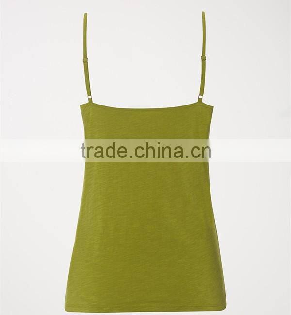 Custom tank tops gym stringer cotton spandex women tank top