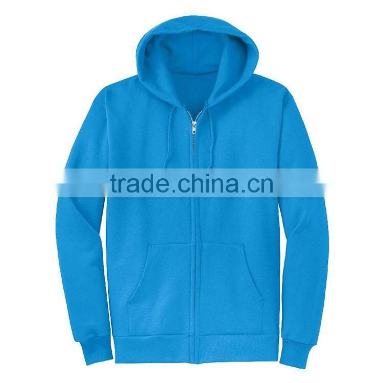 Blank Design Zip-up Fashion Style Wholesale Man Fleece Custom Hoodie Printing