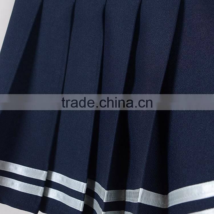 new design college high school children uniform skirt
