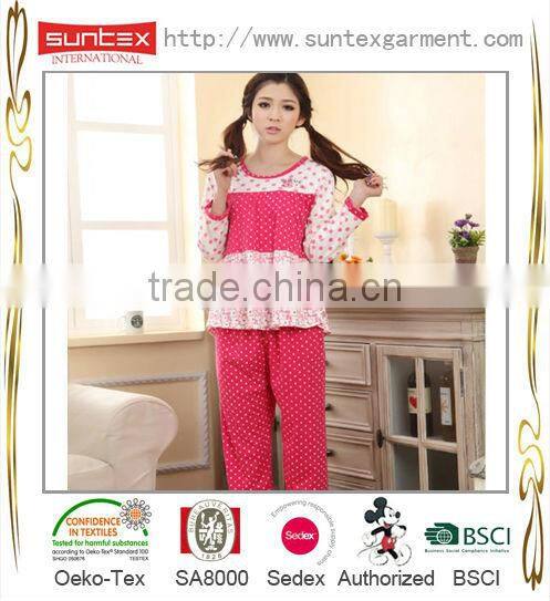 Long Sleeve Cotton Pregnant Women Pajamas