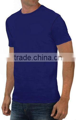 Plain Round Neck Single Jersey T-shirts/ Rib Neck T-shirts