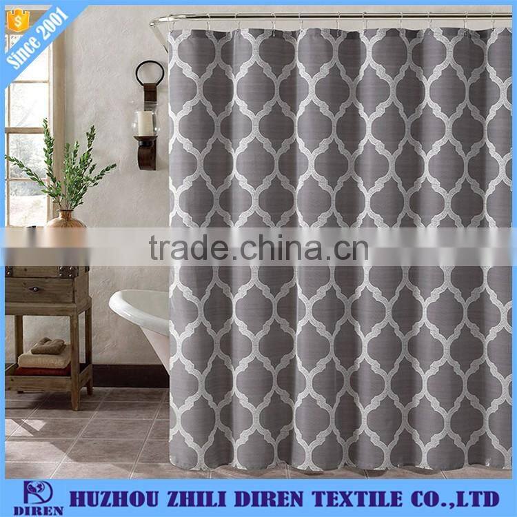 Wholesale High Quality Jacquard Waterproof Shower Curtain