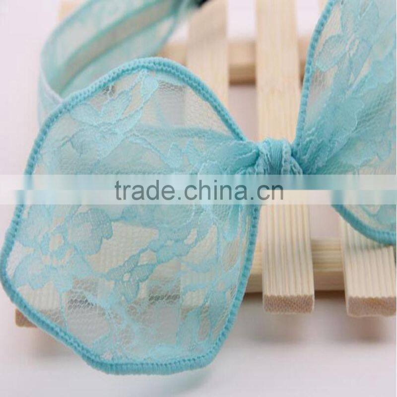 Black Lace Bow Rabbit Ear Hair Bands