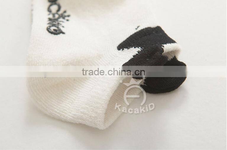 cute animal baby cotton socks, silicone print baby socks