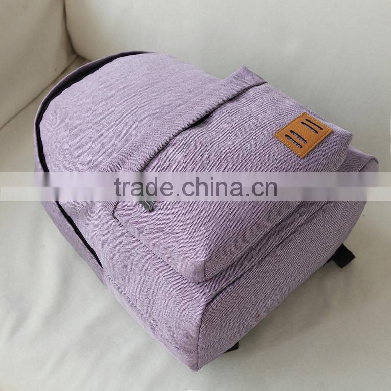 2015 fashion Canvas bag, Backpack shoulder bag, Travel bag, Couple bag, Computer bag