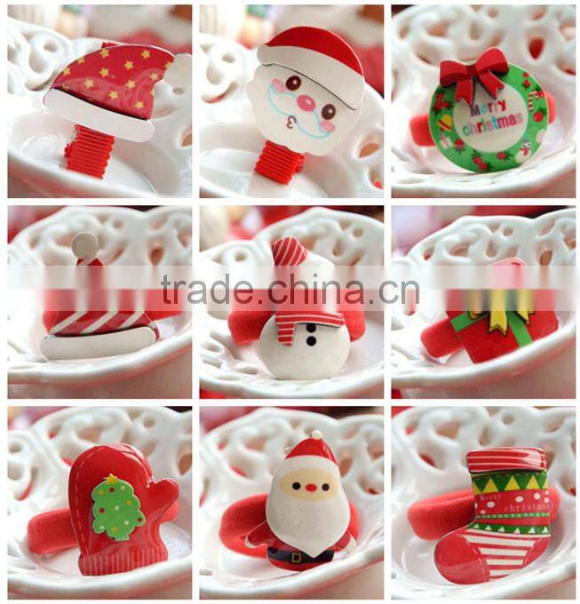 Wholesale alibaba Christmas children hair accessories decorative hair clips