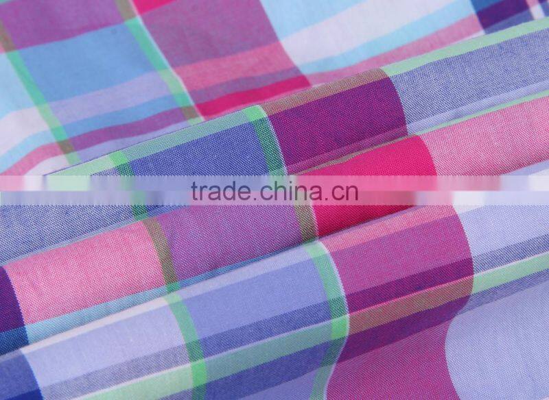 2017 latest fashion plaid long sleeve button-down collar casual shirt for men