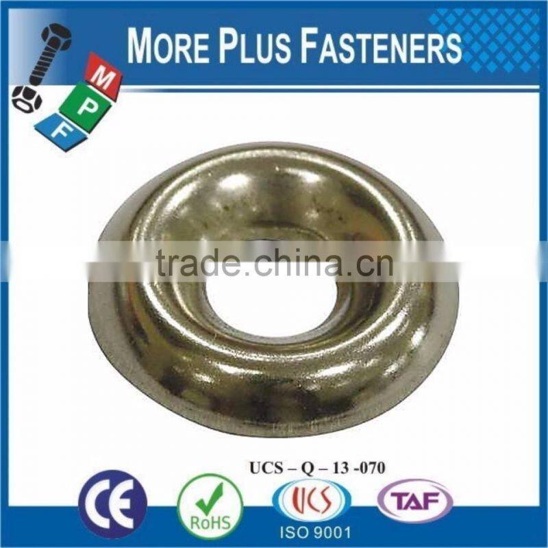 Made in Taiwan Steel Countersunk Stainless Steel Brass Steel Countersunk Finishing Washer