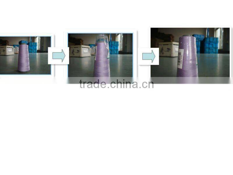 Mercerized crochet cotton prewound bobbin thread