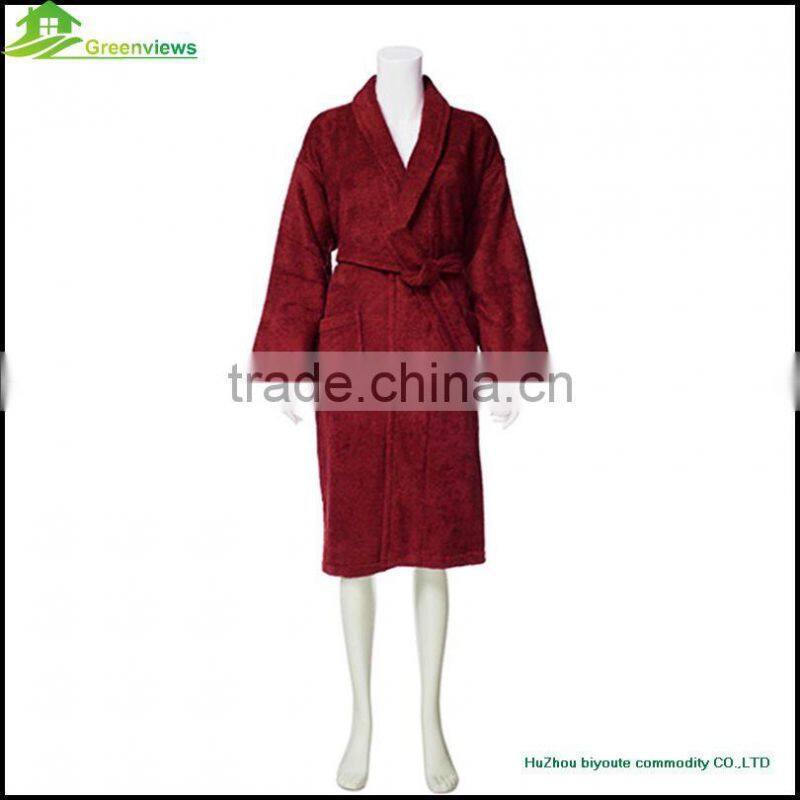 Shawl/Kimono Robes velvet cotton bathrobe cotton terry bath gown egyptian cotton bathrobe manufacture of bathrobe