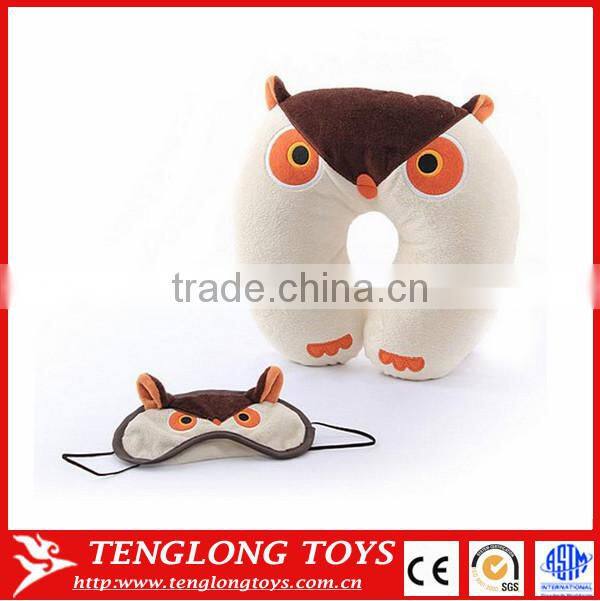 promotion logo printed animal shape travel neck pillow