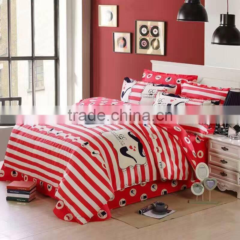 New design reactive printing wholesale conforter bedding set christmas cot bedding set