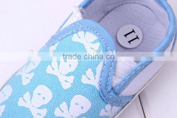 printed skeleton pattern infant shoes