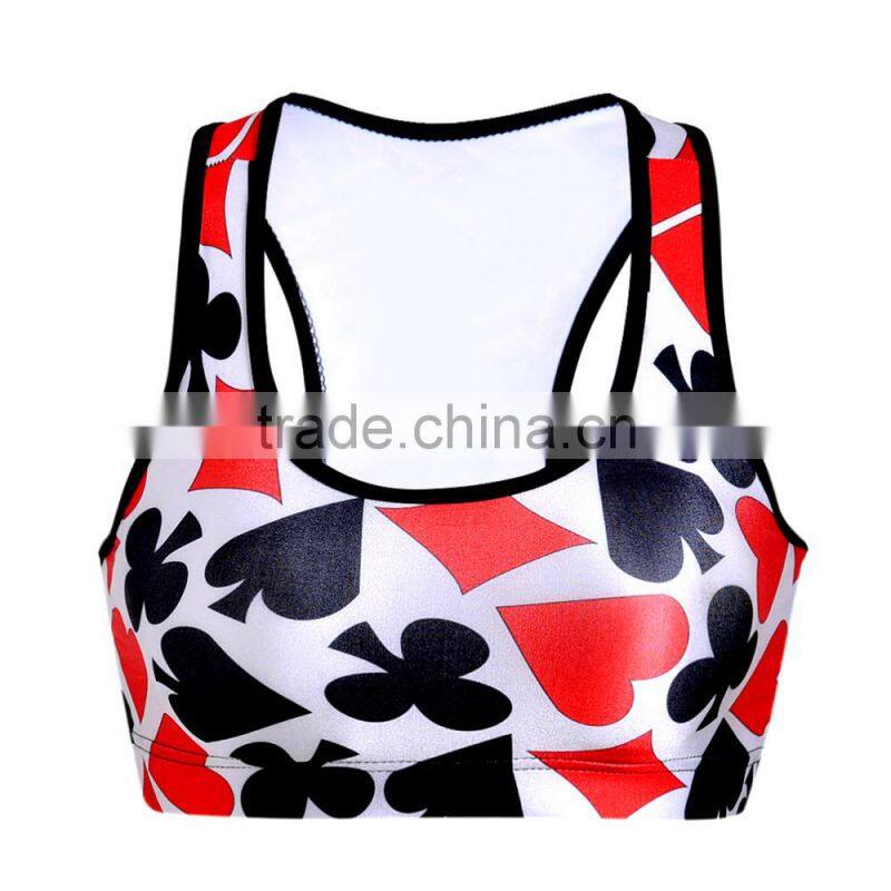 sexy women cycling sportswear crossed straps sports bra S131-27