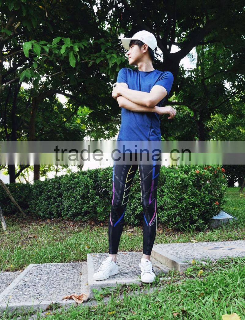 Men compression pants running compression tights