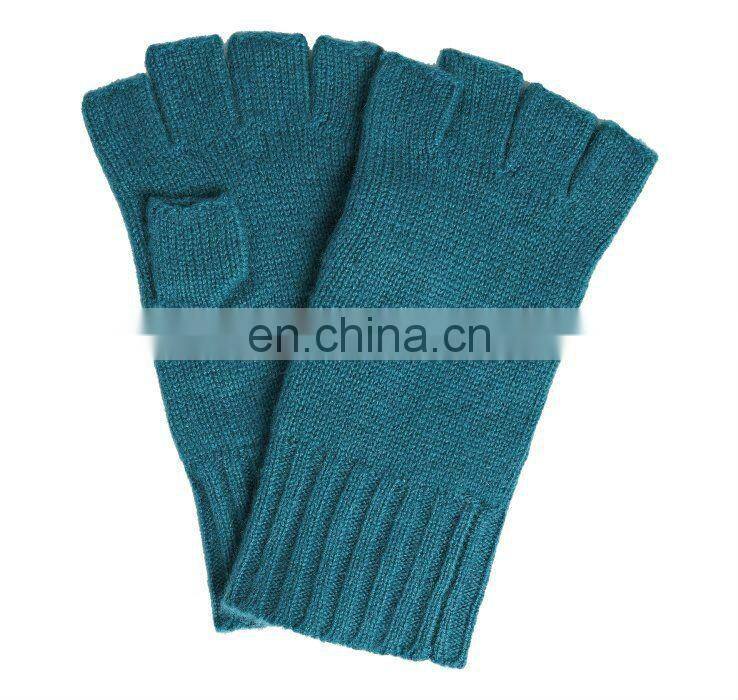 fashional design hot popular sell well knit acrylic mitten