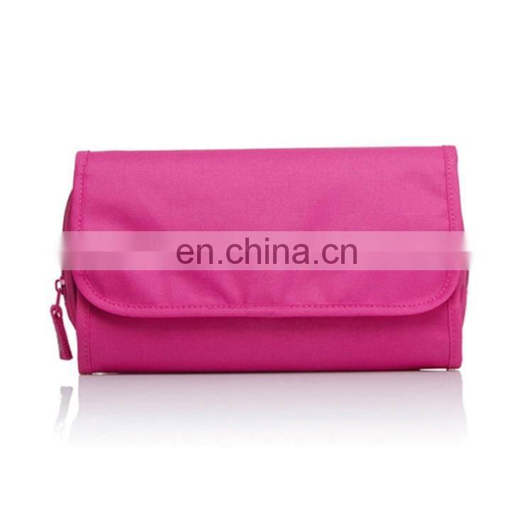 Fashionable hanging folding travel cosmetic bag wholesale