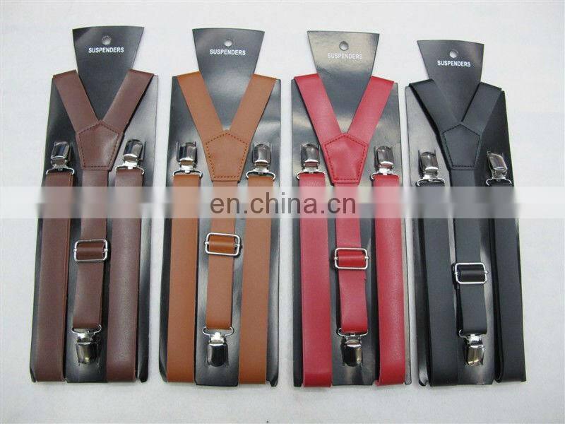 2014 2015 wholesale fashion suspenders cute leather suspenders Stylish Braces Sudpenders