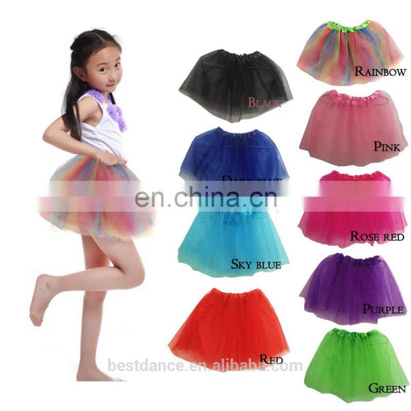BestDance girls ballet dance tutu belly tutu dress color party kids tutu dancewear skirts