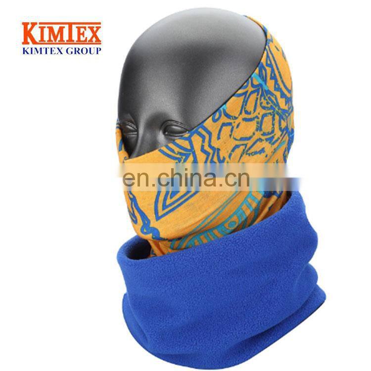 Custom seamless tube Scarf Beanie Neck Warmer Hat Face Mask Bandana