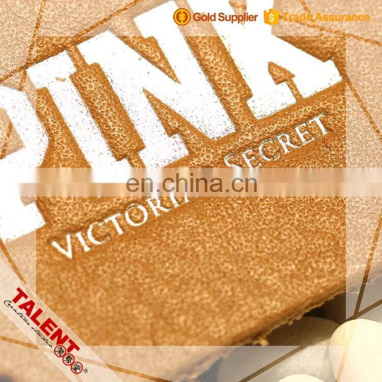 Custom Hot Pressed And Stamping Silver PU Leather Label Patch