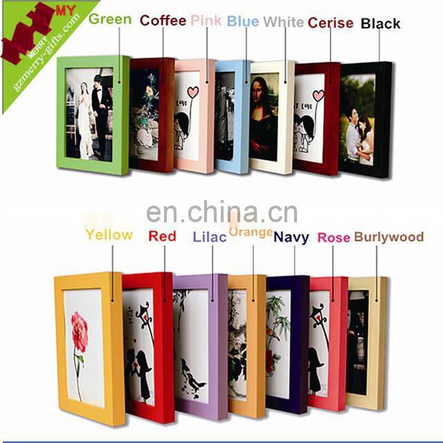 2016 hot product wooden square picture frame wholesale