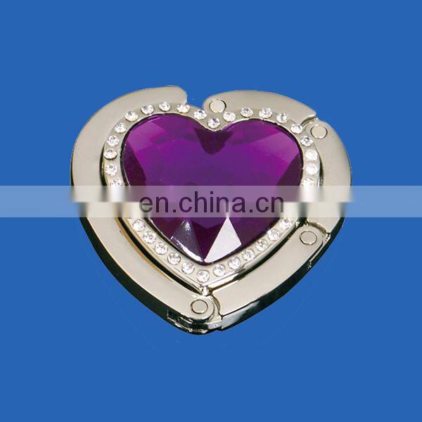 custom foldable school bag hanger with stones