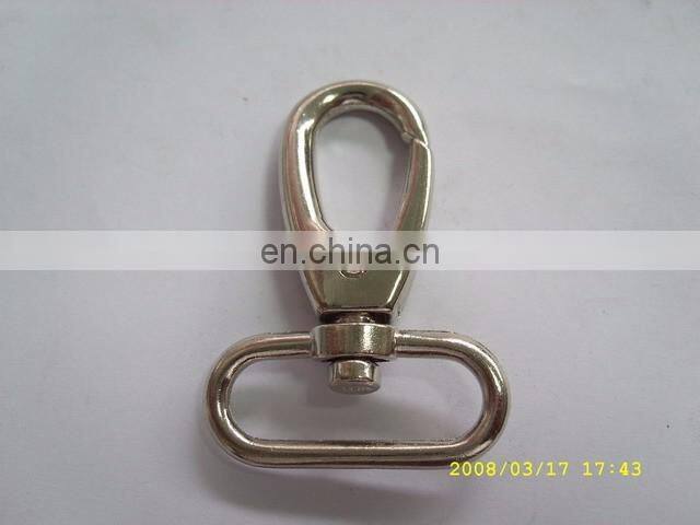 Wholesale 20mm size lead-free free sample custom metal snap hook for handbag handle