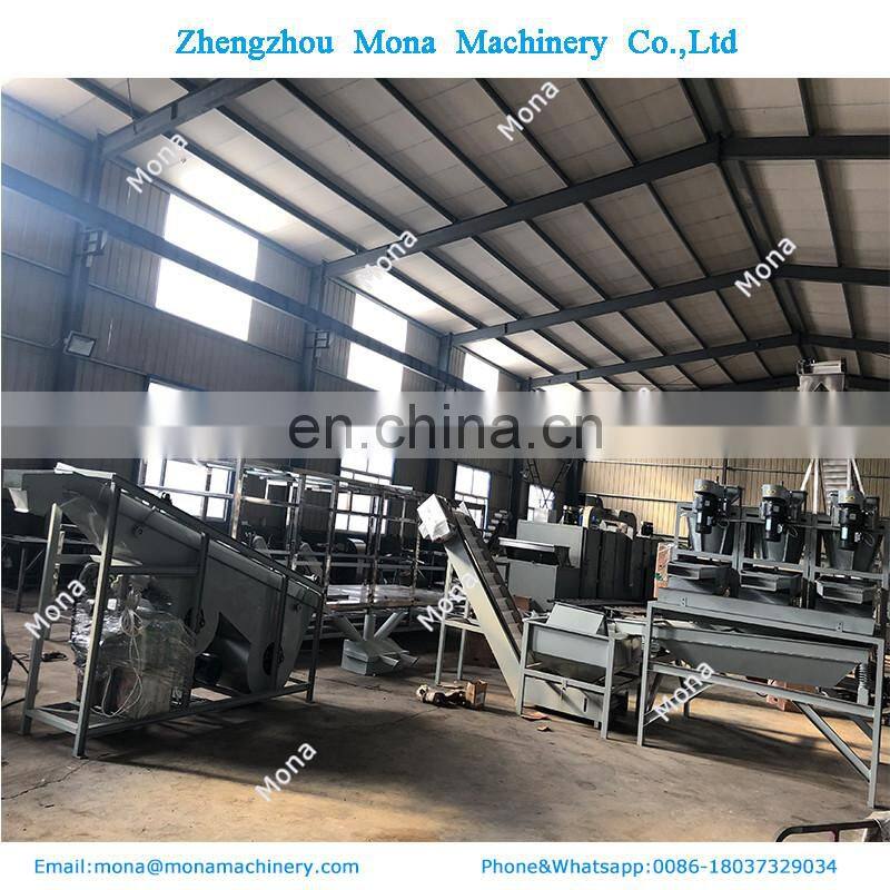 Industrial  walnut shelling machine / whole walnut kernel shell separator production line