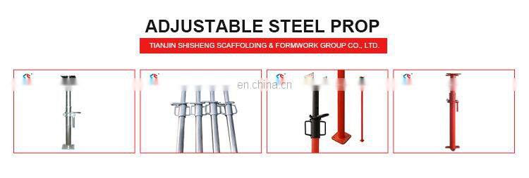 Tianjin Shisheng Group Adjustable Heavy Duty Telescopic Formwork Construction Scaffolding Shoring Prop