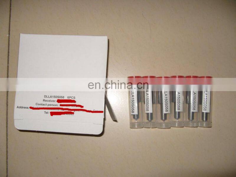 DLLA150S058 Fuel injector nozzle F 019 122 058 for diesel engine